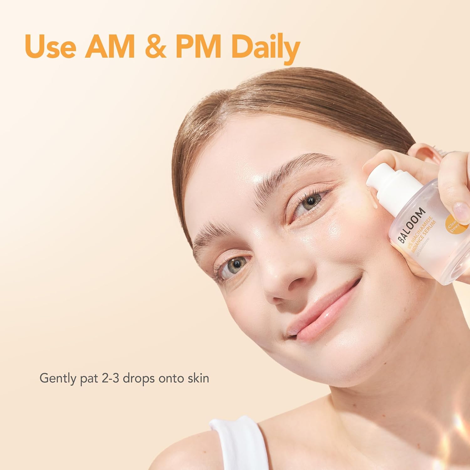 BALOOM 10% Niacinamide Dark Spot Correcting Glow Serum – Korean Skin Care for Uneven Tone, Discoloration & Pore Minimizing – Brightening Glutathione Face Serum for Hydration & Glass Skin – 1.69 fl oz - Image 6