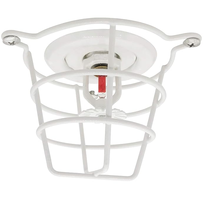 Buy (5 Pack) TunaMax White Fire Sprinkler Head Guard for Both 1/2" & 3/