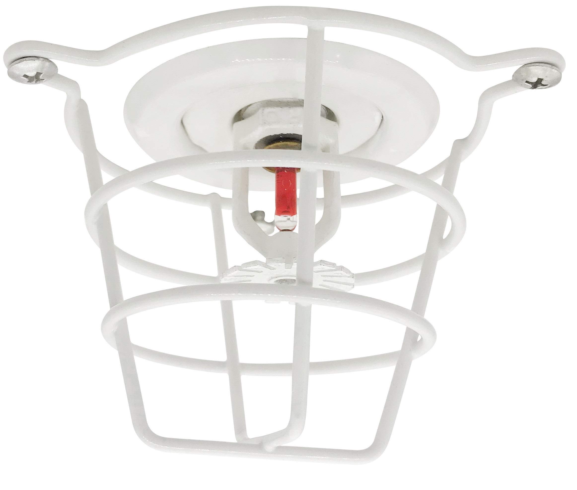 Buy (6 Pack) TunaMax White Fire Sprinkler Head Cage Guard for Both 1/2