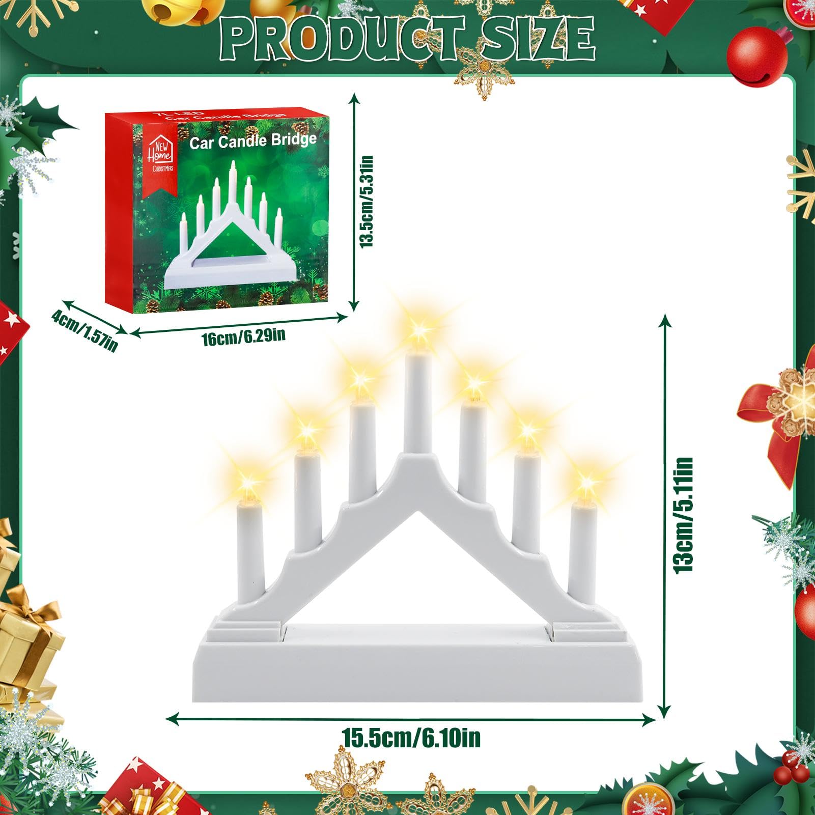 weigla - Arco luminoso originale dei Monti Metalliferi I LED per la decorazione con illuminazione a LED, bianco bordeaux, arco da arredare, decorazione interna per Natale e tutto l'anno, in legno