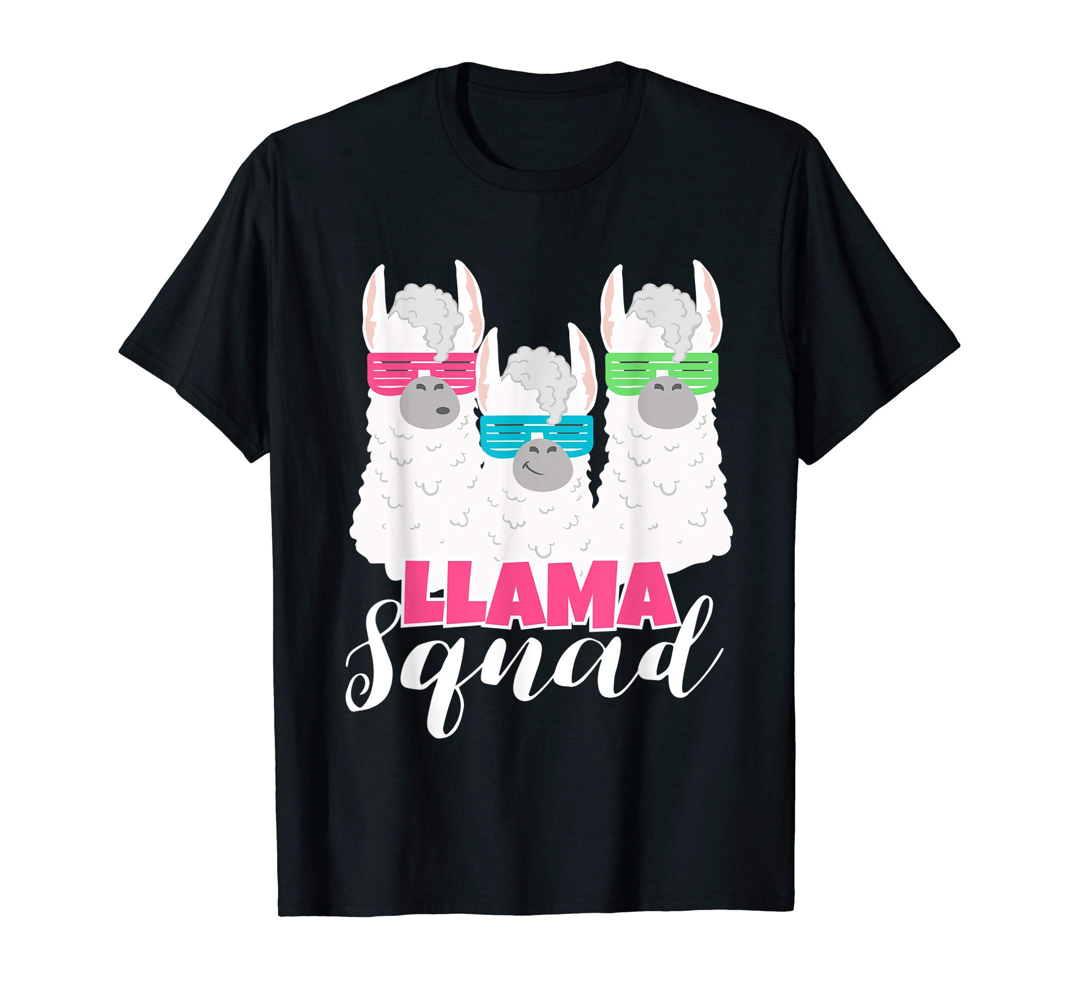 Llama Alpaca Shirts & Gifts by LIPCute Llama Squad Shirt Retro 80s Style Tshirt Gift T-ShirtOEKO-TEX STANDARD 100