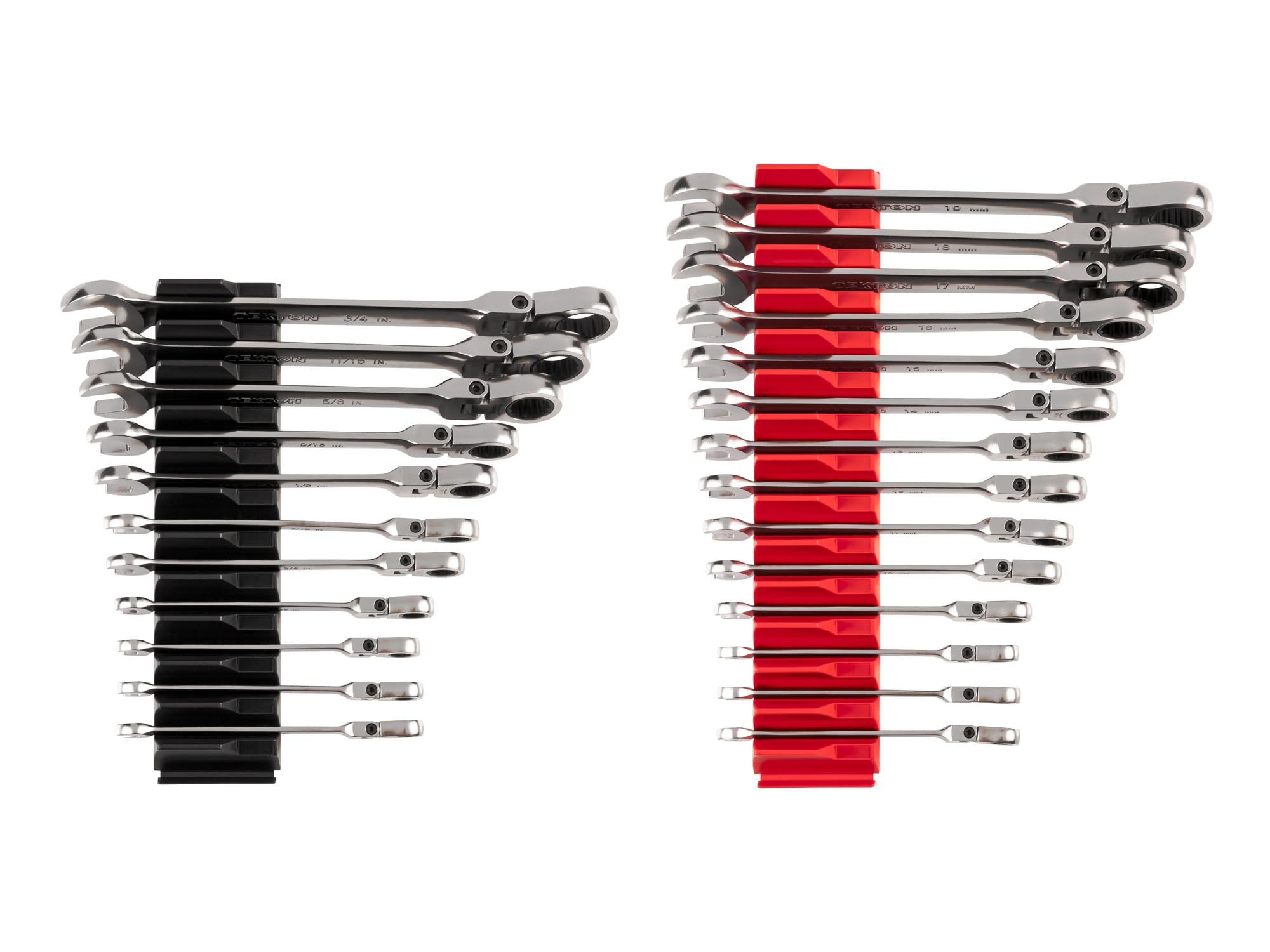 Clé à cliquet TEKTON WRC95304 articulée pour débloquer les écrous inaccessibles et coincés