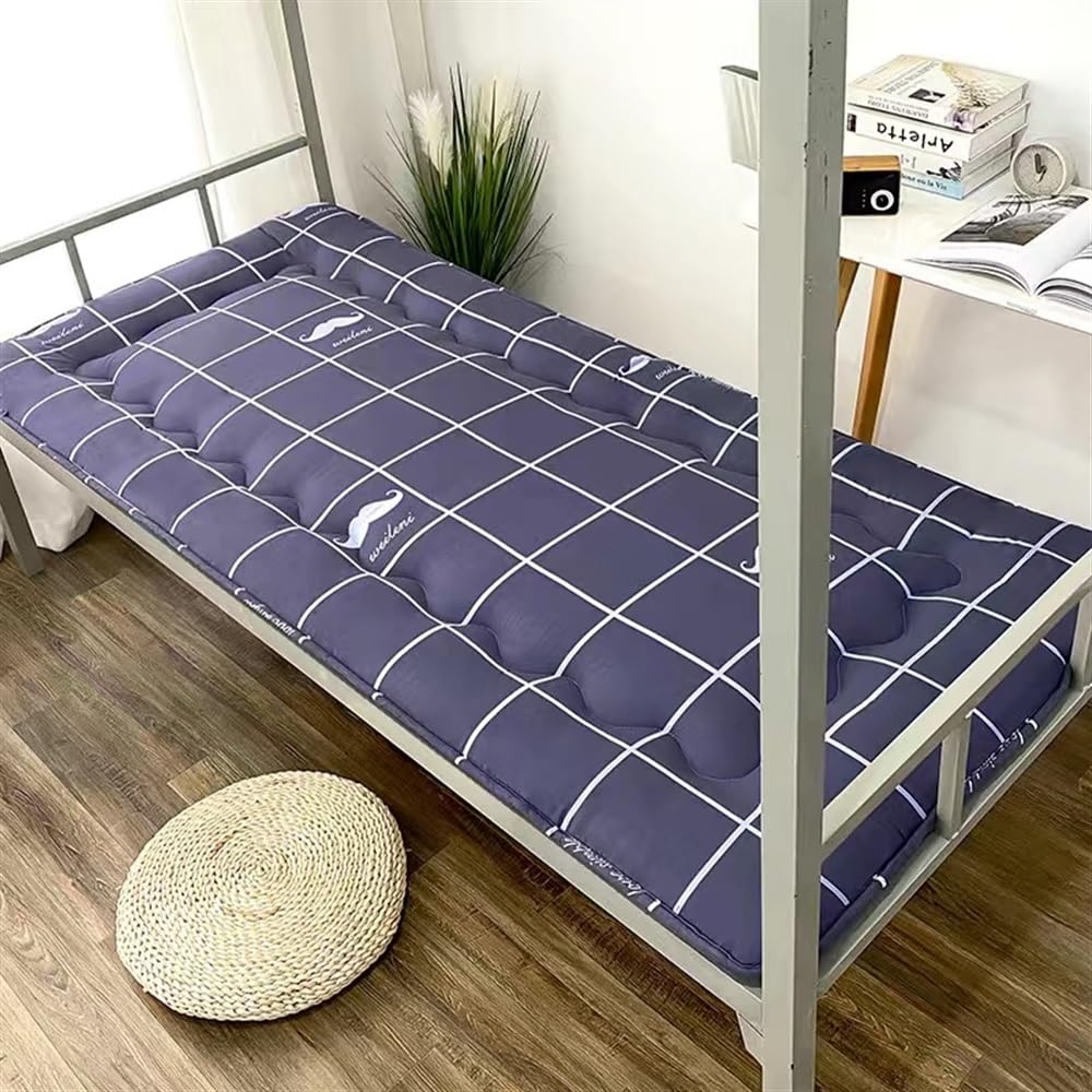 Pojedynczy materac Futon, mata podróżna, składany materac, odpowiedni również do masażu, ćwiczeń jogi, biwakowania, medytacji, rozciągania (Size : 90x190cm/4cm Thick)