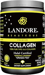 Premium Halal Bovine Collagen Peptides Powder | Type 1&3 Collagen | Anti-Aging Amino Acids | Bones, Muscles, Tendons and Joints, Skin | Paleo Friendly | Non-GMO.