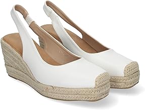 shoes&blues.es Sandalias de Cuna de Yute para Mujer, con Puntera Cerrada, Comodas y Elegantes con Cierre de Hebilla Ajustable, Ideales para Cualquier ocasion.