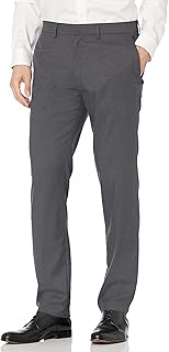 Kenneth Cole REACTION Men's Shadow Check Stretch Slim Fit Dress Pant