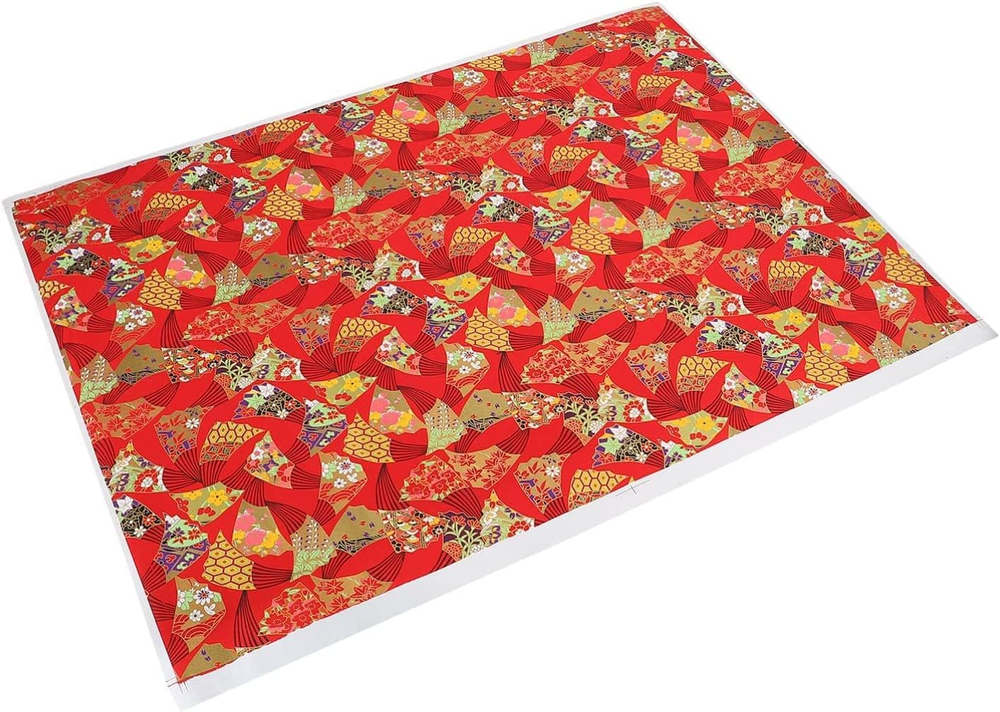 Japanese Gift Wrapping Paper Sheet Vintage Fan Pattern Gift Wrap Sheet