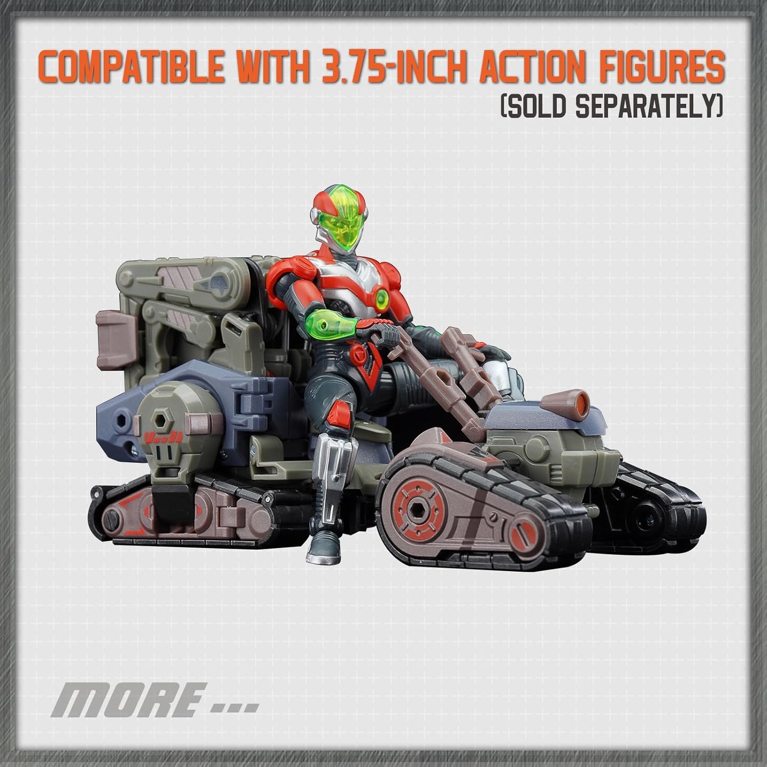 BEASTBOX MECHABEAST BMM-02 ZOMBIETRACK Deformation Toys Action Figure, Transforming Mecha Elephant & Train, for Boys & Collectors, Ages 15+