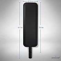 Vista 6 de Proxicast Dos antenas de paleta 4G/5G de 6 dBi + 2 bases magnéticas de grado profesional (ANT-120-008-SMA-BDL)