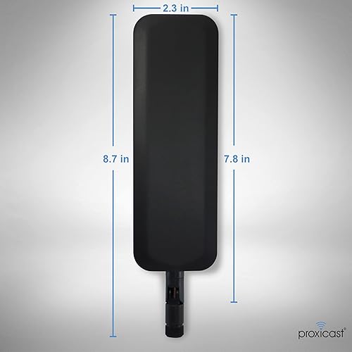 Miniatura 6 de Proxicast Dos antenas de paleta 4G5G de 6 dBi + 2 bases magnéticas de grado profesional (ANT-120-008-SMA-BDL)