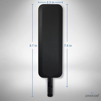 Proxicast Two 6 dBi 4G/5G Paddle Antennas + 2 Pro-Grade Magnetic Base Bundle (ANT-120-008-SMA-BDL)