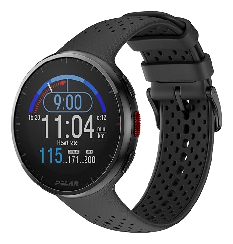 Polar Pacer Pro – Moderne GPS-Sportuhr, Pulsuhr, Smartwatch für Männer und Frauen, Laufuhr Training, Schlafüberwachung und Activity Tracker, Carbon Grey, S-L