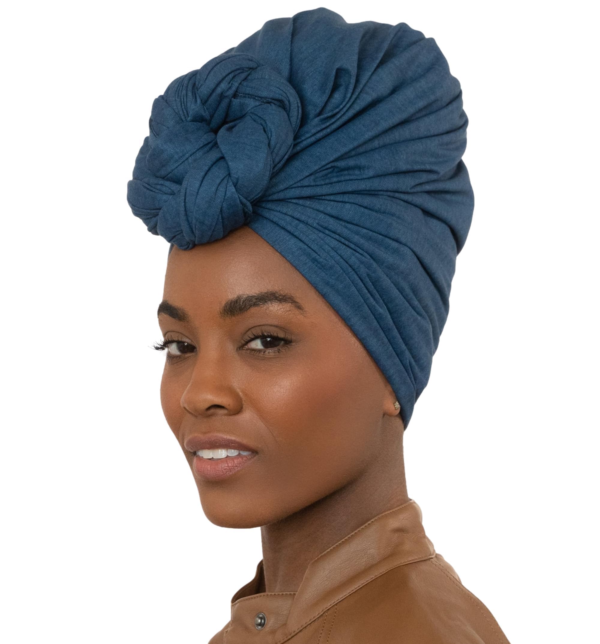 Olivia Sylx Scarf for Black Women - Head Scarf for Women's Hair - African Headwrap, Hair Bandana, Headscarf - Head Coverings, Wraps - Soft & Stretchy