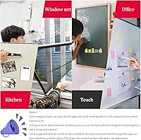 Vista 7 de Rollo de cinta magnética adhesiva de 20 pies con respaldo autoadhesivo 3M, tiras de cinta magnética adhesiva flexible de 1/2 pulgada de ancho