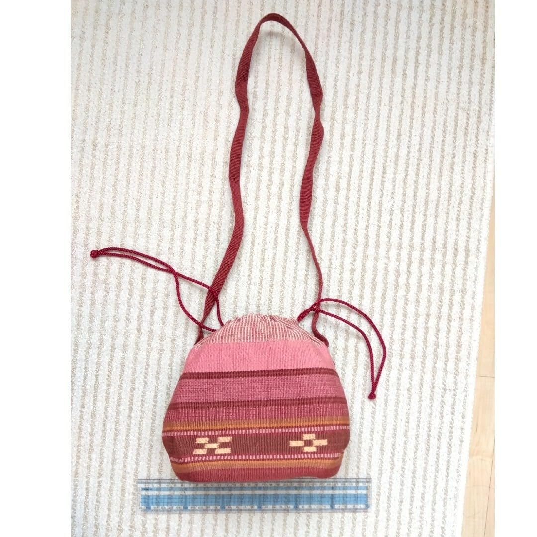 八重山　ミンサー　伝統工芸品　ポシェット　サコッシュ　ショルダー　1点限り Amazon.co.jp: 沖縄 八重山 ミンサー 伝統工芸品 ポシェット