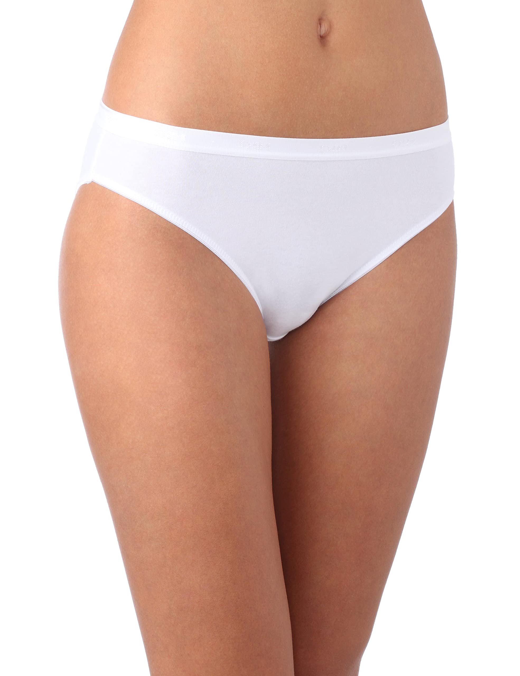 Dim Women's Daily Midi Brief Organic Cotton Stretch x2