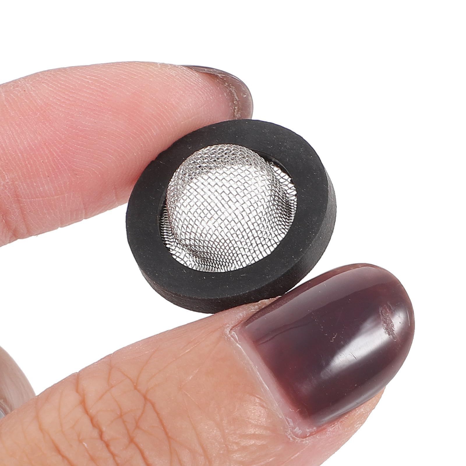 510 Piezas Junta de Malla de Acero Inoxidable 1/2 Pulgada Negra