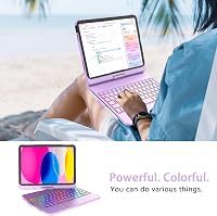 KARFUN iPad 10/11 Billentyűzetes Tok 360° Forgatható Bluetooth QWERTZ Trackpad 5