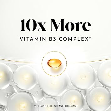 Olay Body Wash for Women, Intensely Hydrating, Hyaluronic Acid Serum Complex, Renews Moisture, Free of Parabens & Phthalates, Vitamin B3 Lameller Technology, For All Skin Types, 20 fl oz (Pack of 4)