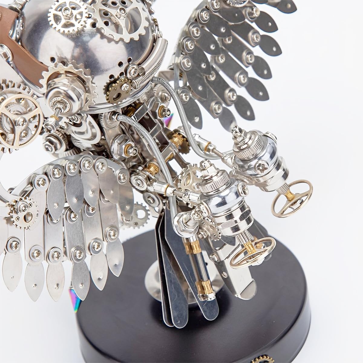 Rompecabezas 3D para Adultos, 1150 Piezas, Rompecabezas De Metal De Búho 3D, Modelo De Ensamblaje Mecánico De Metal Steampunk DIY, Cumpleaños.