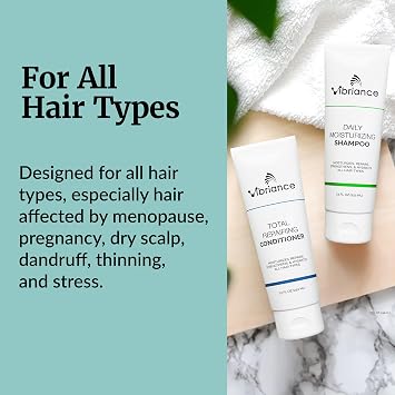 Vibriance Daily Moisturizing Shampoo and Total Repairing Conditioner Set