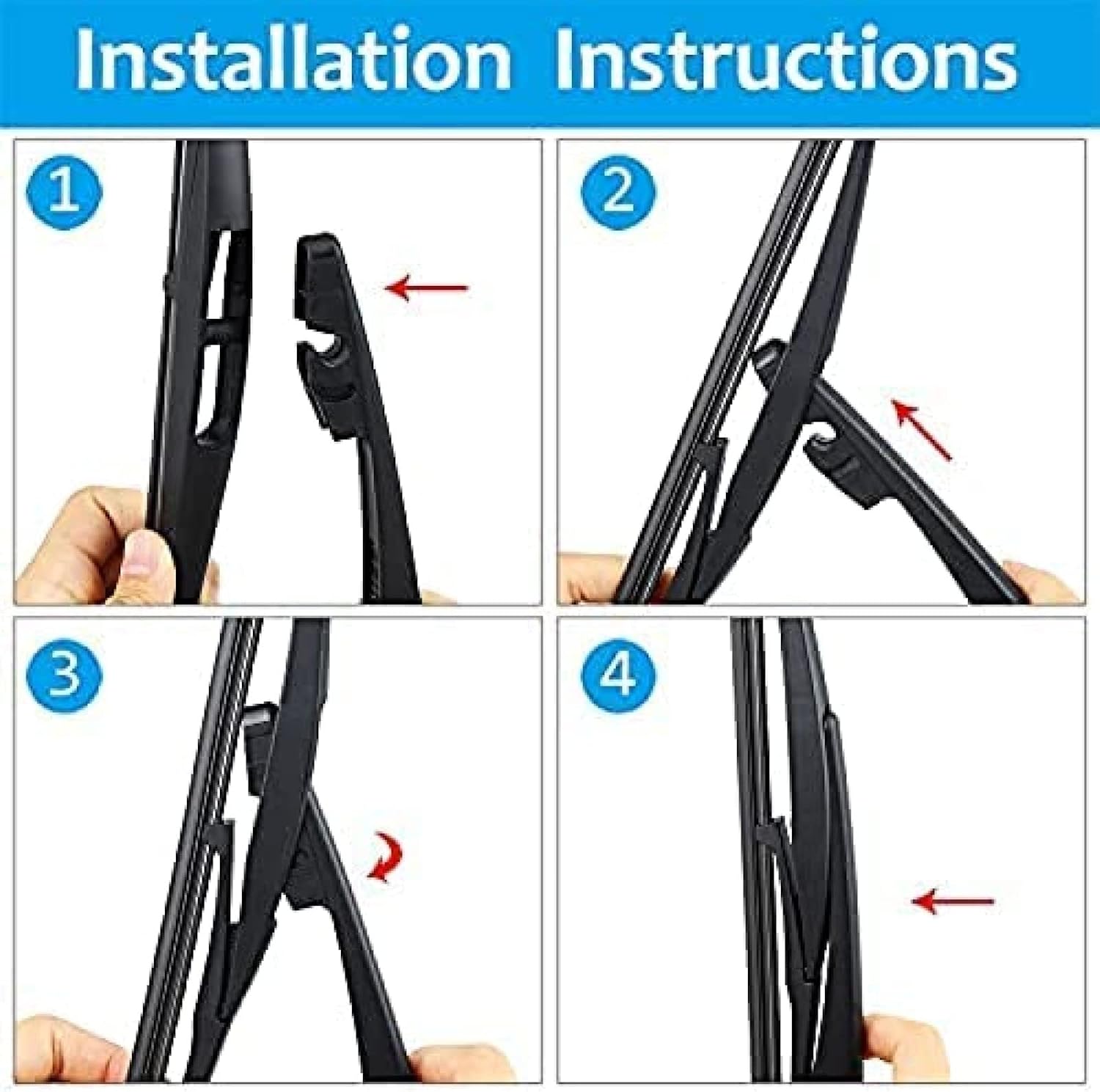 Car Rear Windshield Wiper Kit for Suzuki Swift 2005-2018, for Suzuki SX4 2006-2018 rear wiper washer