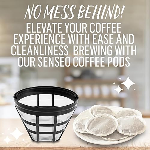 Miniatura 3 de Senseo Bolsa de cápsulas de café expreso  Espresso Dark Roast  5 bolsas de 48 cápsulas de café de una sola porción  240 unidades, 0.28 oz