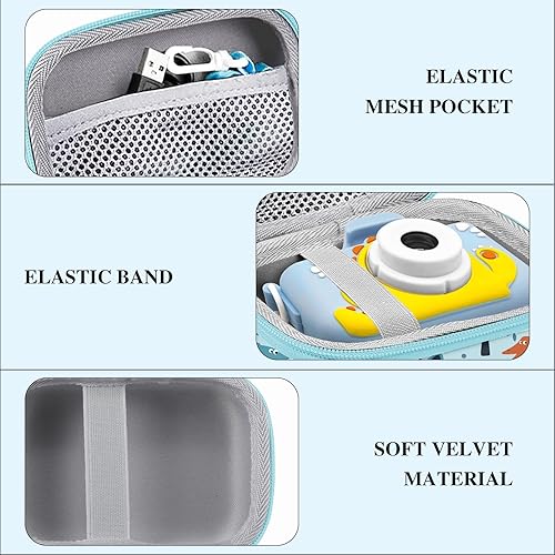 Miniatura 6 de Leayjeen Funda para cámara para niños compatible con GoopowMgaoloHOOMOONHangrui para niños y videocámara digital para niños, el mejor regalo de