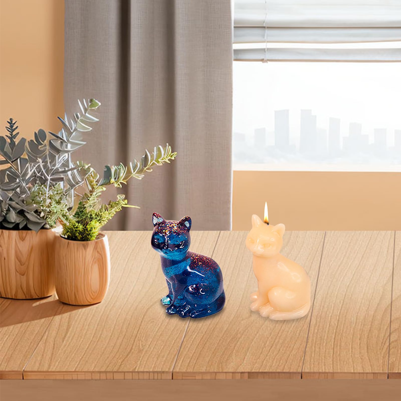 Stampo In Silicone 3D A Forma Di Gatto – Per Sapone, Fondente, Cioccolato, Candele E Decorazioni Fai Da Te, Silicone Alimentare, Antiaderente, Flessibile, Riutilizzabile