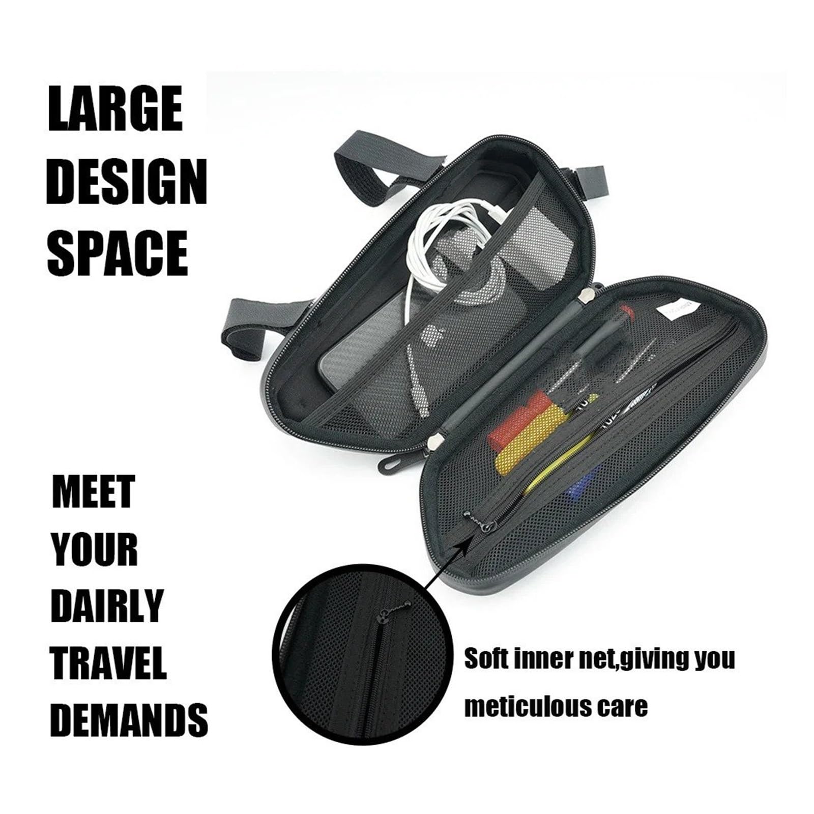 Borsa Moto Per Kove 510X 800x 525X 450RR 800 525X450 RR 125R MACBOR Per X5 2025 Moto Triangolo Impermeabile Borsa Laterale Caso Selle Moto Bagagli(1 Pair)