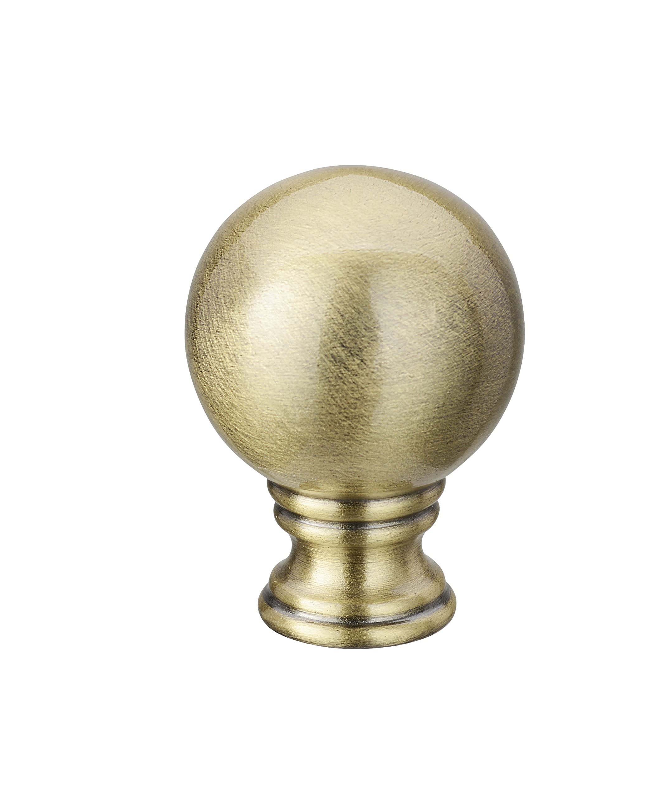 Aspen Creative 24041-41, Ball Shape Finial for Lamp Shade, Steel in Antique Bronze Finish, 1-3/8" Height