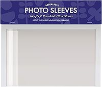 Vista 8 de Jot & Mark Fundas para fotos de 4 x 6 (200 unidades), fundas de plástico transparente con solapa resellable autoadhesiva, protector de imagen