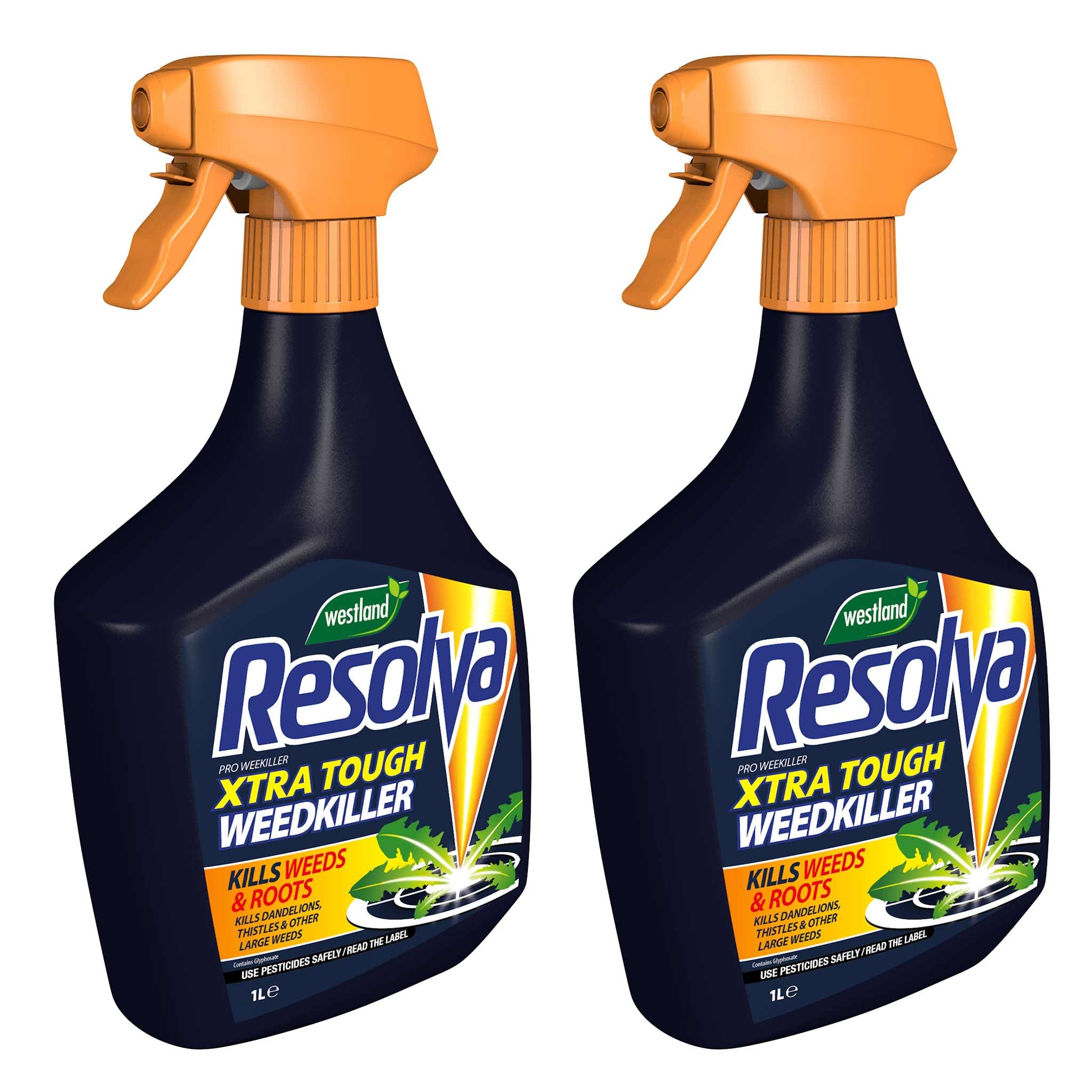 Resolva Pro Xtra Tough Weedkiller 1L x 2