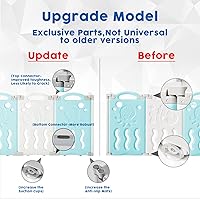 Vista 3 de Albott Patio de juegos para bebé, 14 paneles, centro de juegos de seguridad para niños, panel de juegos y puerta con bloqueo de seguridad