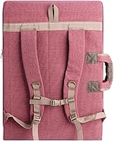 Vista 12 de TRANSON Art Portfolio Case Artist Mochila Bolsa de lona grande 26" x 19.5