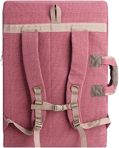 Miniatura 12 de TRANSON Art Portfolio Case Artist Mochila Bolsa de lona grande 26" x 19.5