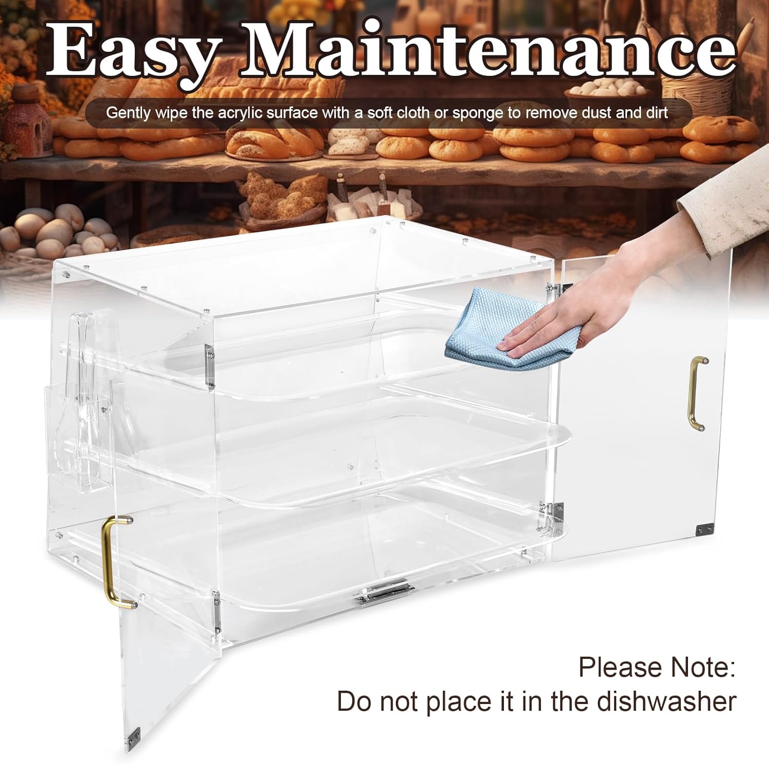 Pastry display case (White)