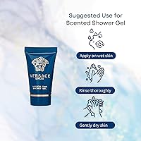 Vista 4 de Versace Eros Perfume para hombre 3 piezas Mini set de regalo