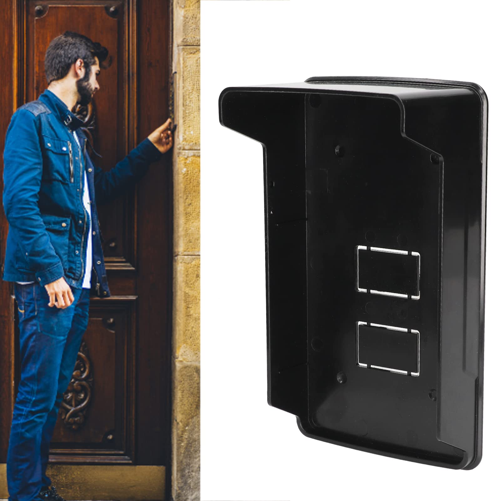 Acrylic Doorbell Rain Cover - Weatherproof Protection For