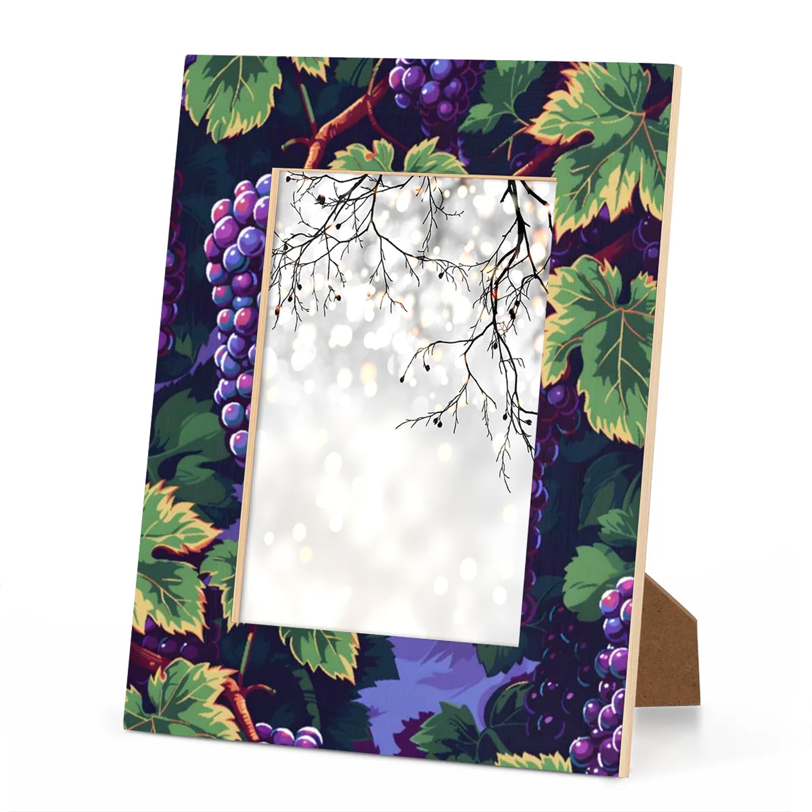 Amazon.com - Cholyzma Grape Vine Photo Frame 4x6 Grapes 4x6 Wooden