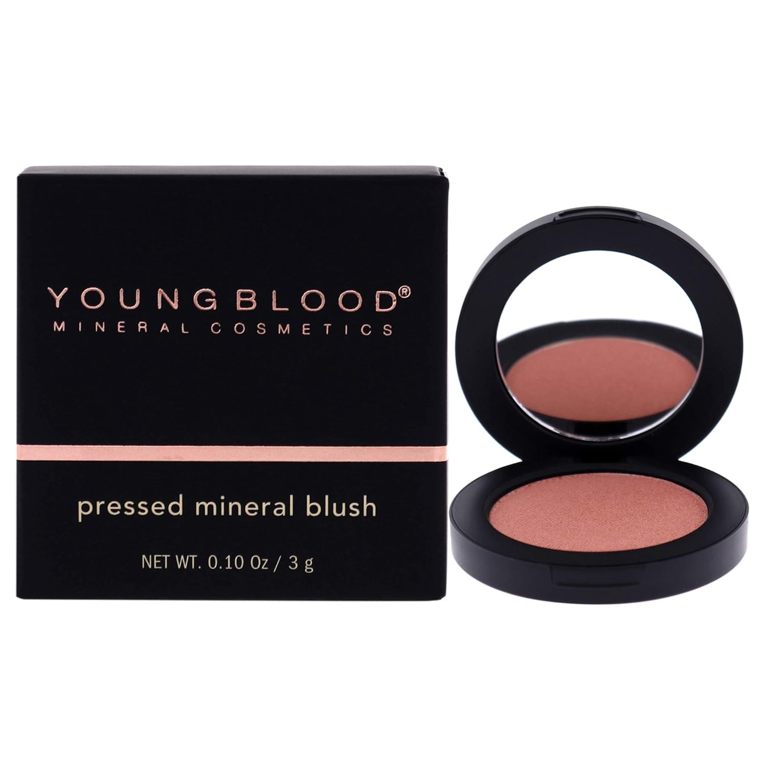 Pressed Mineral Blush – Sugar Plum by Youngblood for Women – 0.10 oz Blush