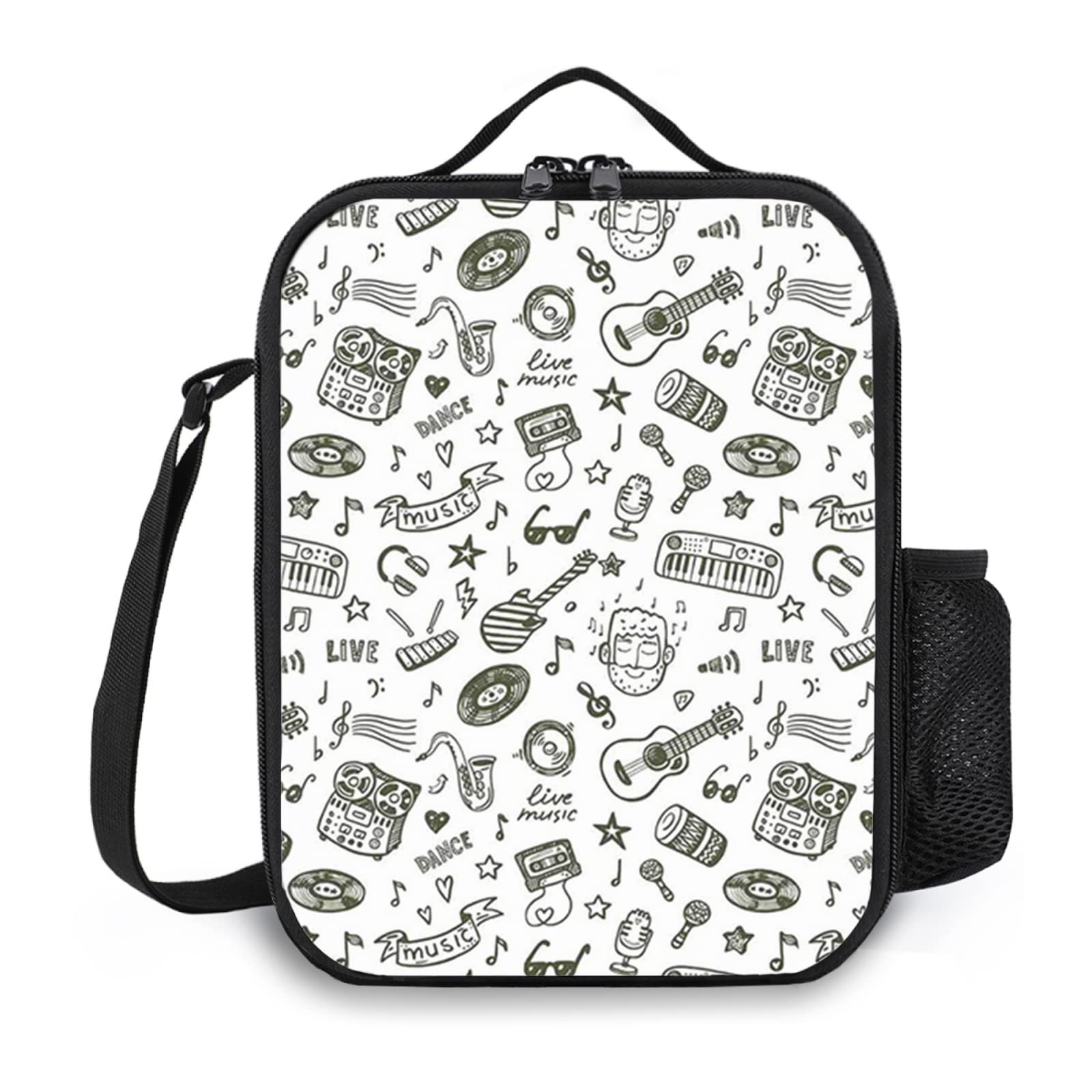 hipster lunch bag