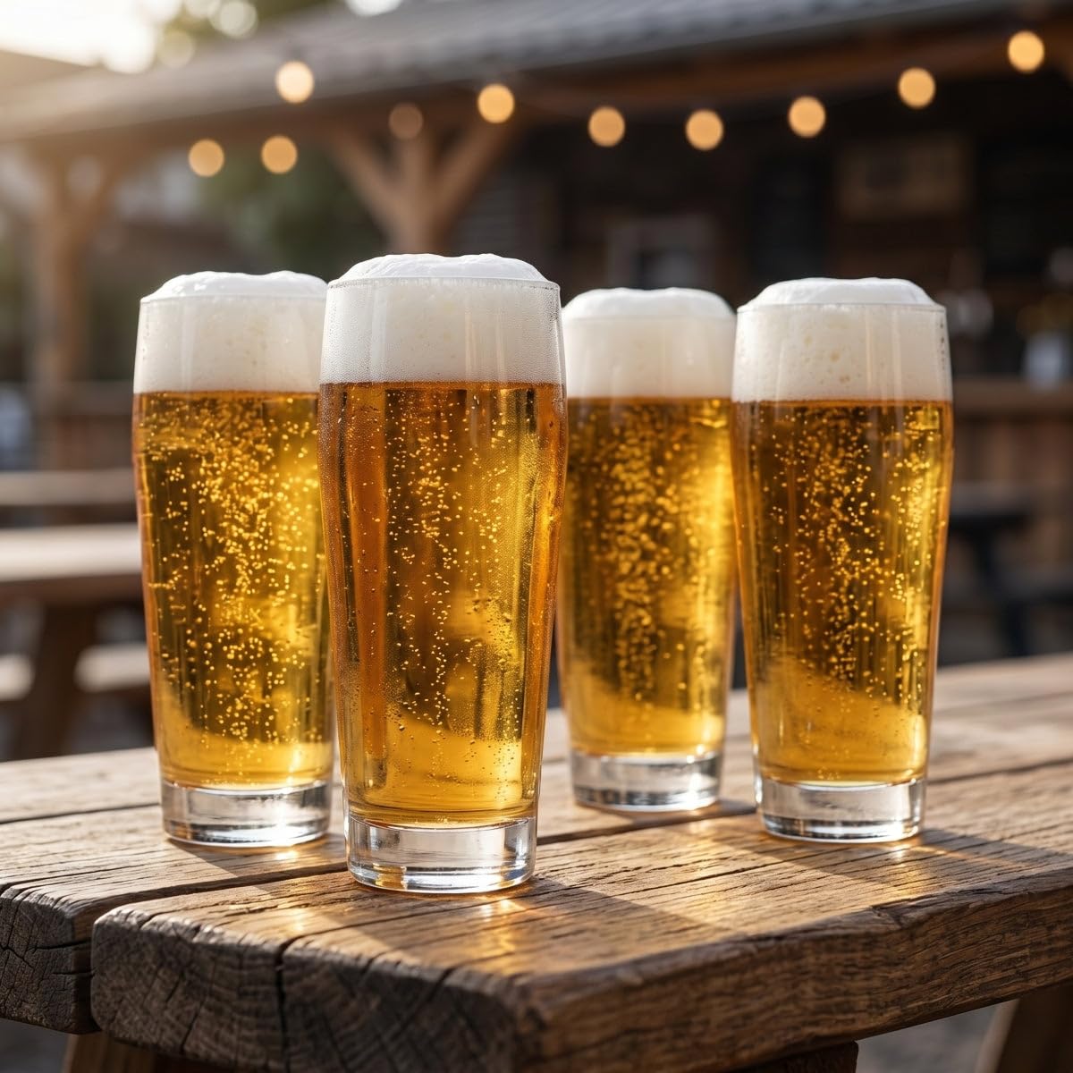 Cookinglife Duitse Willy Vasos para Cerveza, 330 ml, 18 Unidades