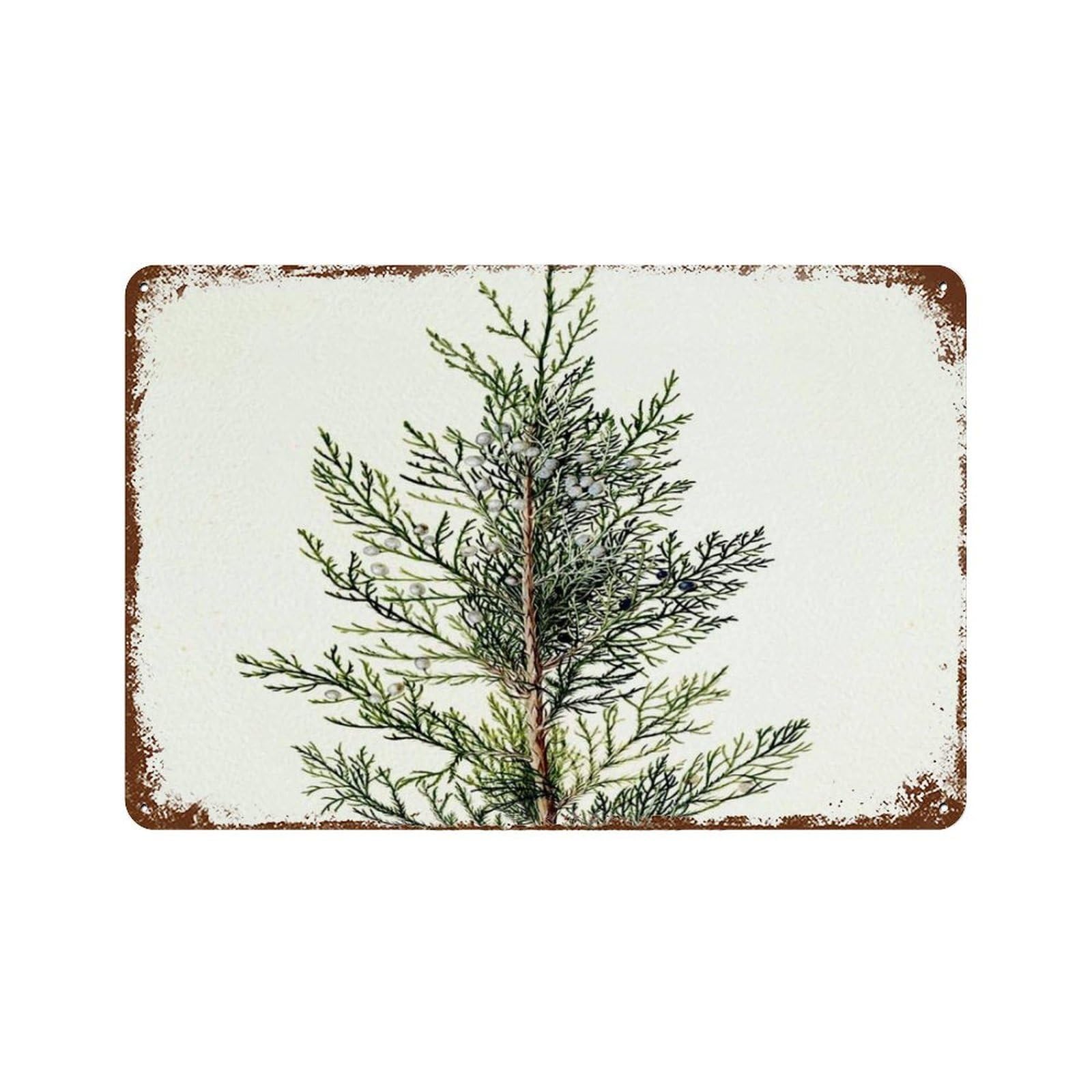 xiaoxiaoshen Christmas Trees, Snow Trees, Winter Foliage Art Wall Decor Art Metal Tin Poster Modern Home Decor Art Home Bar Shop Decorations Vintage Sign 20x30cm