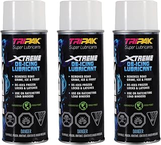 Heat Xtreme De-Icer Lubricant Spray for Locks, Doors, Machinery & Parts – Eco-Friendly Fast-Acting Ice Melt, 12 fl oz (3 Pack)