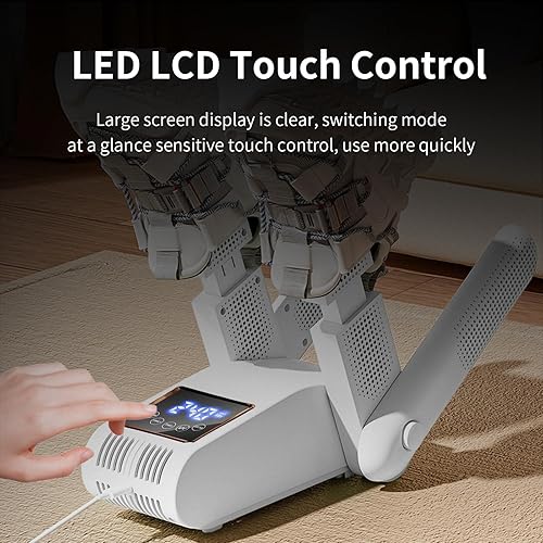 Miniatura 3 de Secador de botas para botas de trabajo, secador de zapatos con soplador de calor, secador de guantes y calentador de botas - purificación de fuente