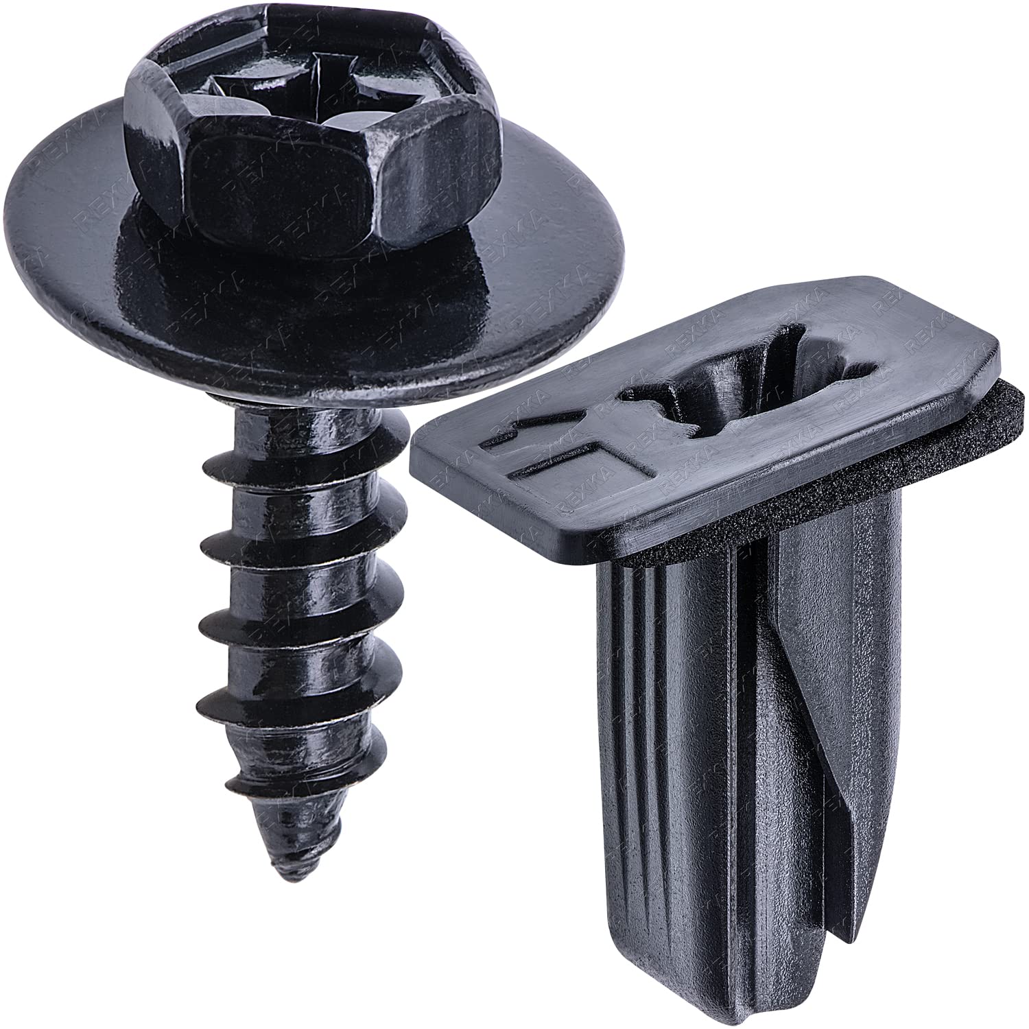 Amazon.com: Rexka 10 Sets Bumper Cover Screw & Screw Grommet Kit