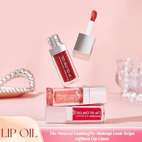 Miniatura 10 de Hydrating Lip Glow Oil Long Lasting Plumping Lip Gloss Transparent Toot Lip Balm Moisturizing Lip Oil Repairing Lip Lines and Prevents Dry Cracked