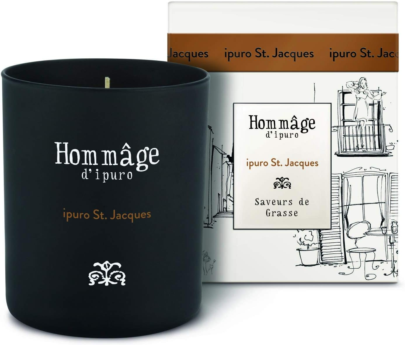IPU0373 Scented Candle, St. Jacques