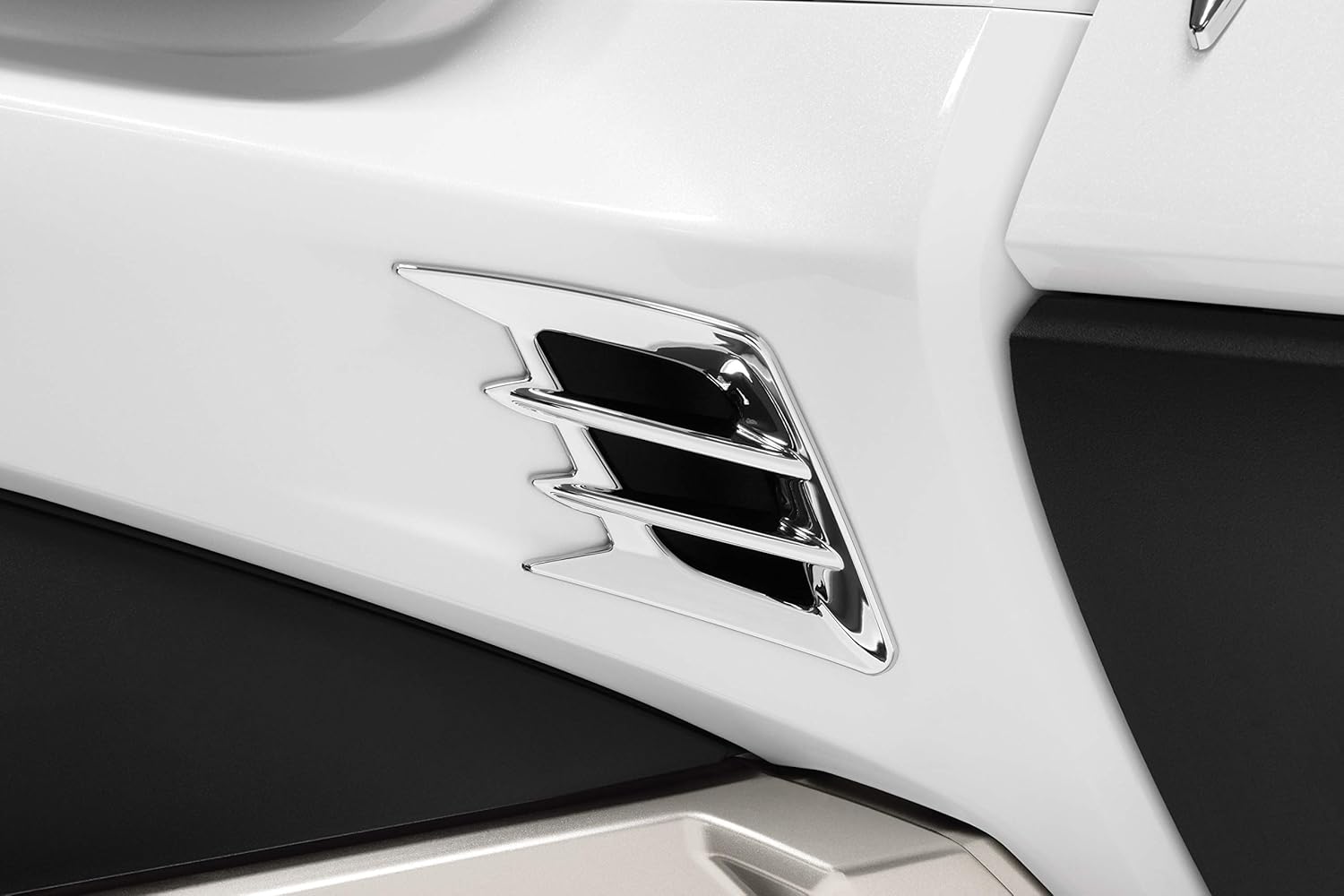 Show Chrome Accessories (52-960) Honda GL1800 Goldwing Chrome Side Panel Vent Accent
